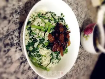 Make Rice with Scallion Sauce step 6