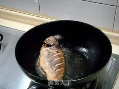 Make roasted yellow fish with vinegar step 4