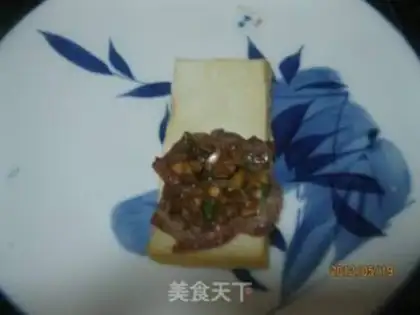 Make Fried pork with tofu rolls and salt step 6