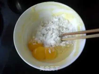 Make millet cake step 1