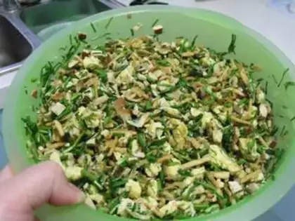 Make Vegetarian dumplings step 6
