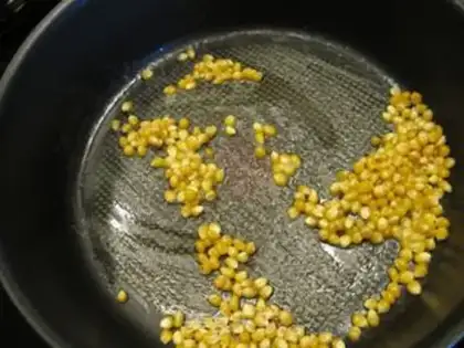 Make Vanilla cream popcorn step 2