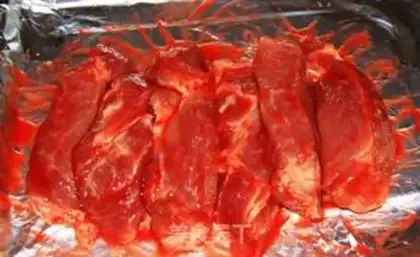 Make barbecued pork step 2