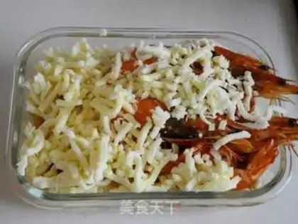 Make Baked rice with shrimp with mixed fungi step 11