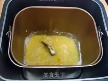 Make Purple sweet potato two-color bread step 2