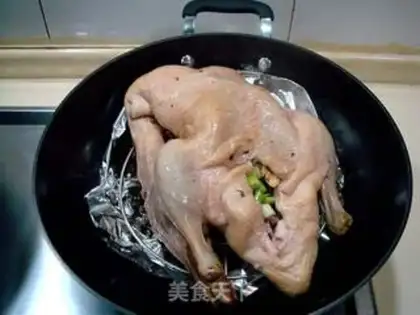 Make Crispy camphor tea duck step 10