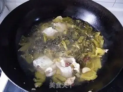 Make fish with Chinese sauerkraut step 12