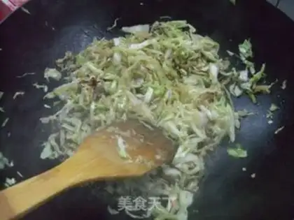 Make Vegetarian fried cake step 3