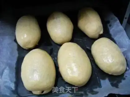 Make Purple sweet potato two-color bread step 12