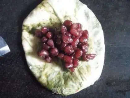 Make Matcha red bean bread step 4