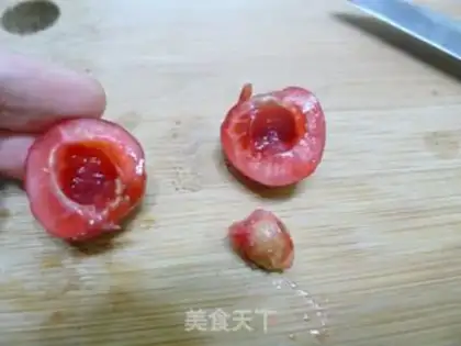 Make Homemade cherry jam step 1