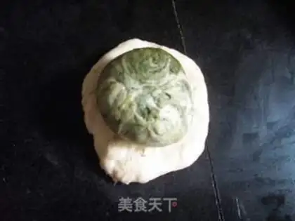 Make Matcha red bean bread step 5