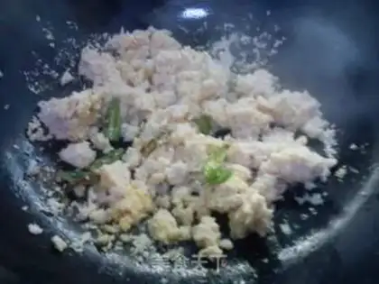Make Bean dregs and flowers step 5