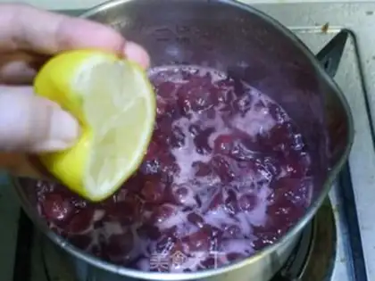 Make Homemade cherry jam step 7