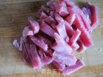 Make stir-fried leek moss step 1