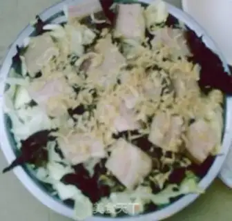 Make Steamed cabbage with bacon step 2