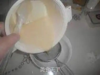 Make Protein melon seed cake step 2