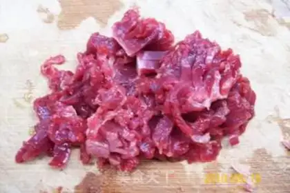 Make Green celery, lily and chrysanthemum gizzard step 6