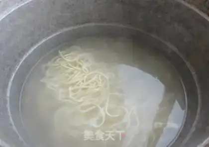 Make Boiled noodles with lentils step 9