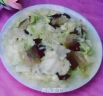 Make Steamed cabbage with bacon step 6
