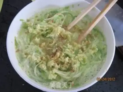 Make Zucchini egg cake step 2