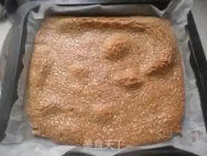 Make Protein melon seed cake step 6