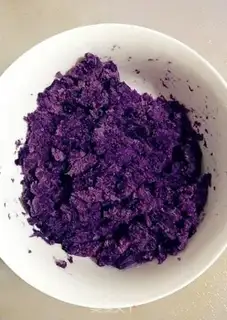Make Purple potato cheese balls step 1