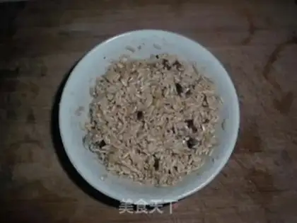 Make glutinous rice fish step 2