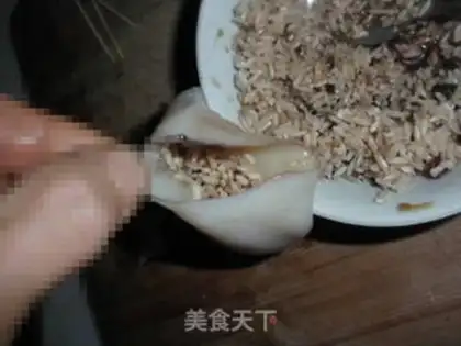 Make glutinous rice fish step 3