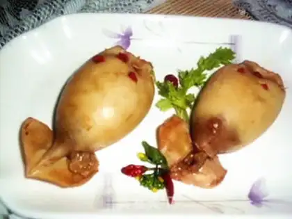 Make glutinous rice fish step 7