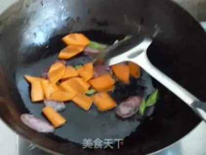 Make stir-fried vegetables with sausage step 5