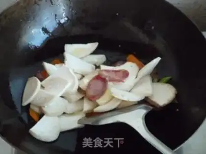Make stir-fried vegetables with sausage step 6
