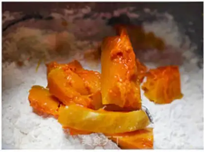 Make Golden pumpkin dumplings step 0