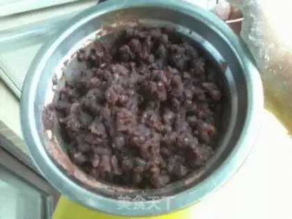 Make sweet potato sesame cake step 0