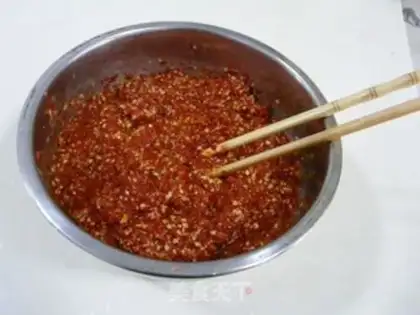 Make Korean kimchi and spicy sauce step 7