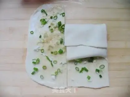 Make scallion cake step 9