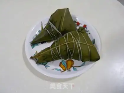 Make Salted egg yolk rice dumplings step 3