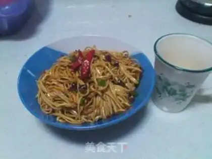 Make Homemade cold noodles step 2