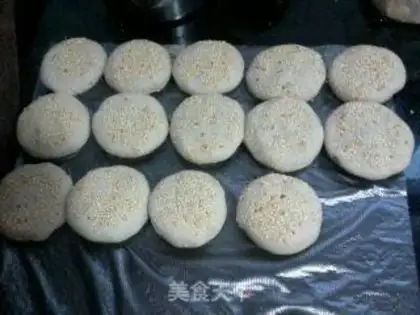 Make sweet potato sesame cake step 6