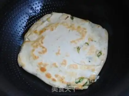 Make scallion cake step 15