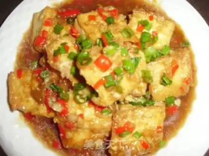 Make braised tofu step 7