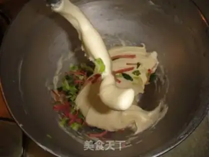 Make parsley hot dog bread step 2