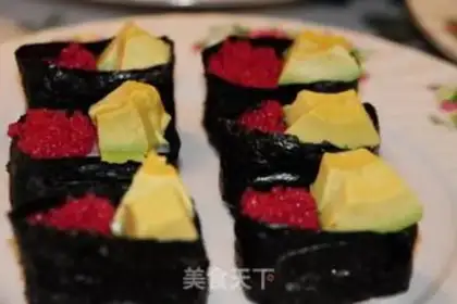 Make salmon sushi step 8