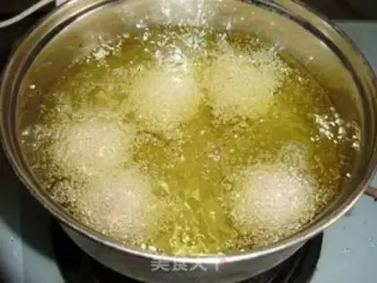 Make Purple sweet potato peanut sesame ball step 10