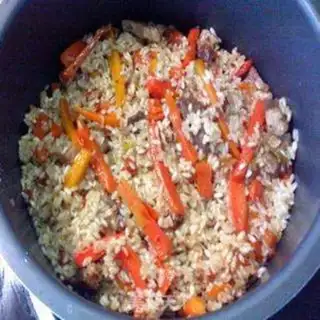 Make Xinjiang pilaf step 3