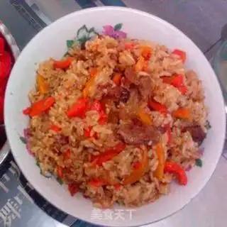 Make Xinjiang pilaf step 4