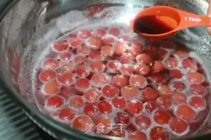 Make Cherry in syrup step 5