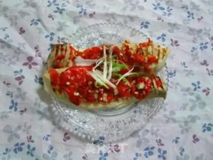Make Steamed mushroom with chopped pepper step 5