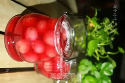 Make Cherry in syrup step 6