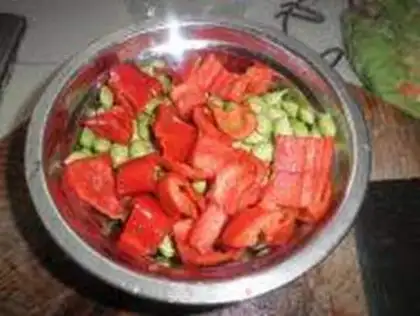 Make steamed edamame step 1